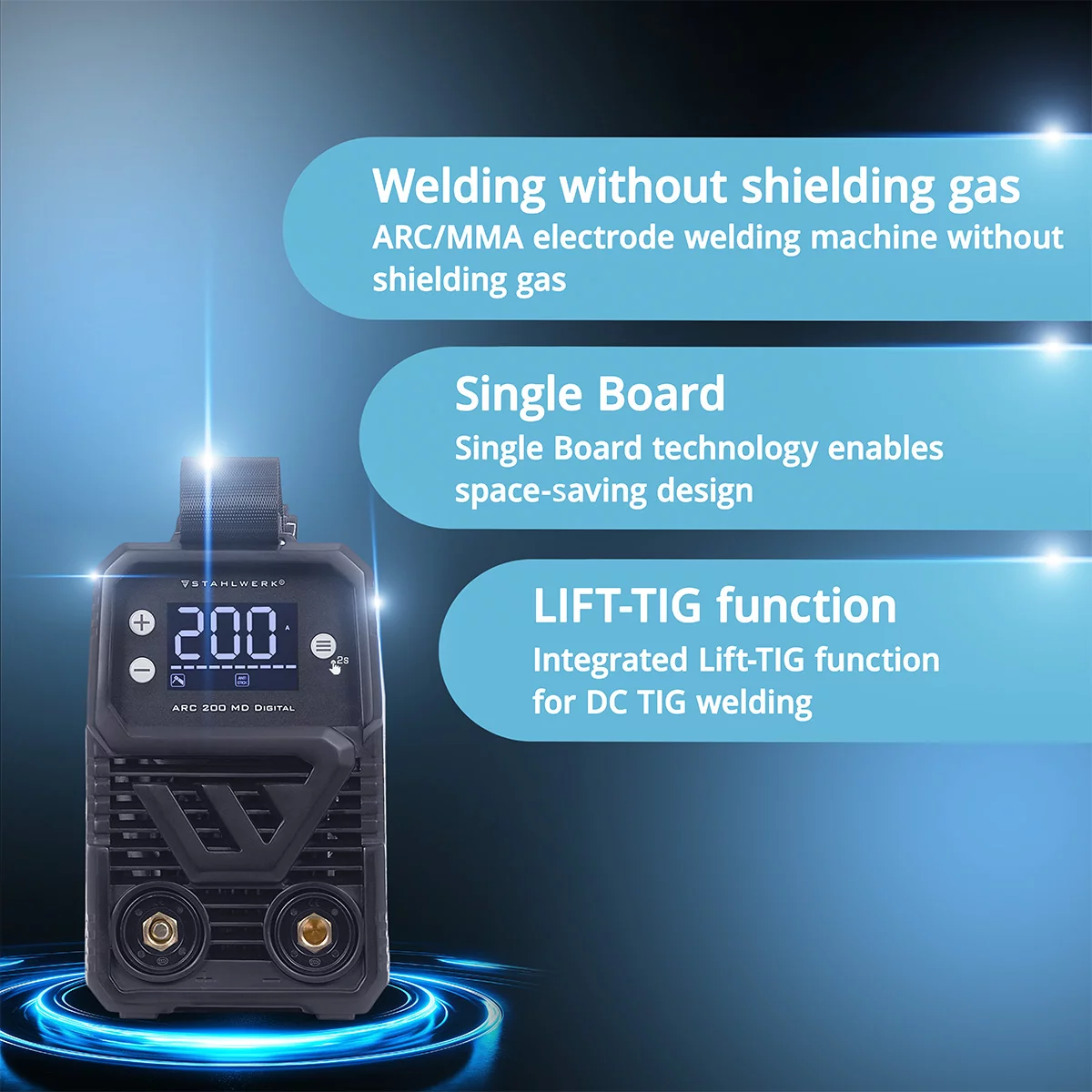 Aparat de sudura tip invertor ARC 200 MD Stahlwerk Digital [5]