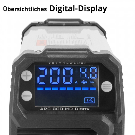 Aparat de sudura tip invertor ARC 200 MD Stahlwerk Digital [12]