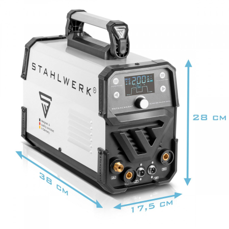 Aparat sudura 2 in 1 tip invertor DC TIG 200 Pulse ST Digital Stahlwerk [12]