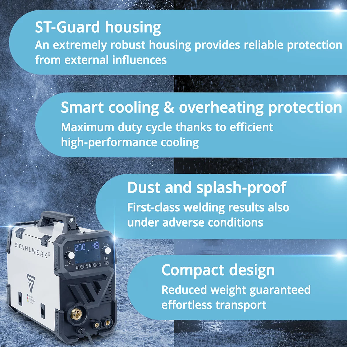 Aparat sudura MIG 200 Digital Sinergic Stahlwerk [6]