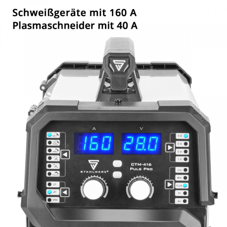 Aparat sudura multifunctional Stahlwerk CTM 416 puls  MIG/TIG/MMA/CUT [4]
