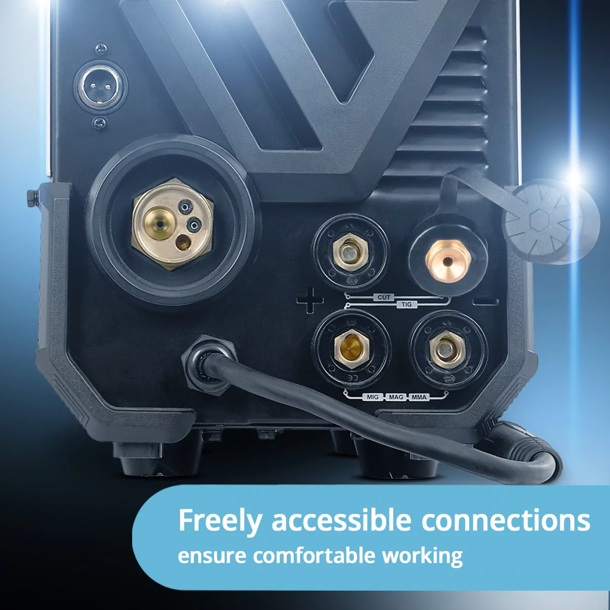 Aparat sudura multiproces Stahlwerk CTM-250 ST  200A TIG + MIG / MAG + MMA + 50A CUT / Plasma [5]