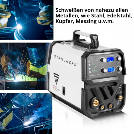 Aparat sudura multiproces Stahlwerk MTM 200 ST 200A TIG + MIG / MAG + MMA [6]