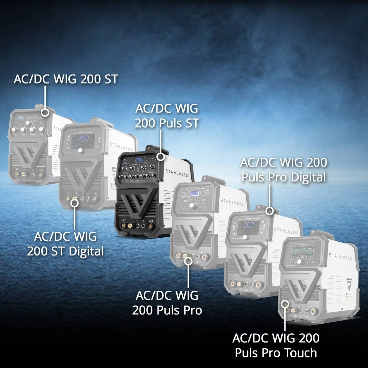 Aparat sudura profesional pentru aluminiu AC/DC 200 ST Pulse Stahlwerk [20]