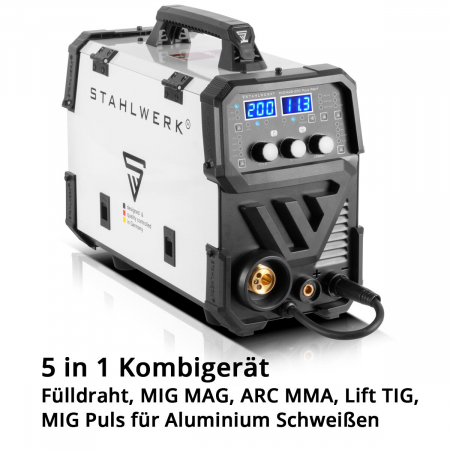 Aparat sudura profesional STAHLWERK MIG/MAG 200 Spot Puls Pro Full Syergic multifunctional 5 in 1 [3]