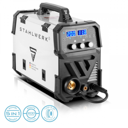 Aparat sudura profesional STAHLWERK MIG/MAG 200 Spot Puls Pro Full Syergic multifunctional 5 in 1 [5]
