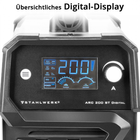 Aparat Sudura Profesional Tip Invertor ARC 200 ST Digital Stahlwerk [6]