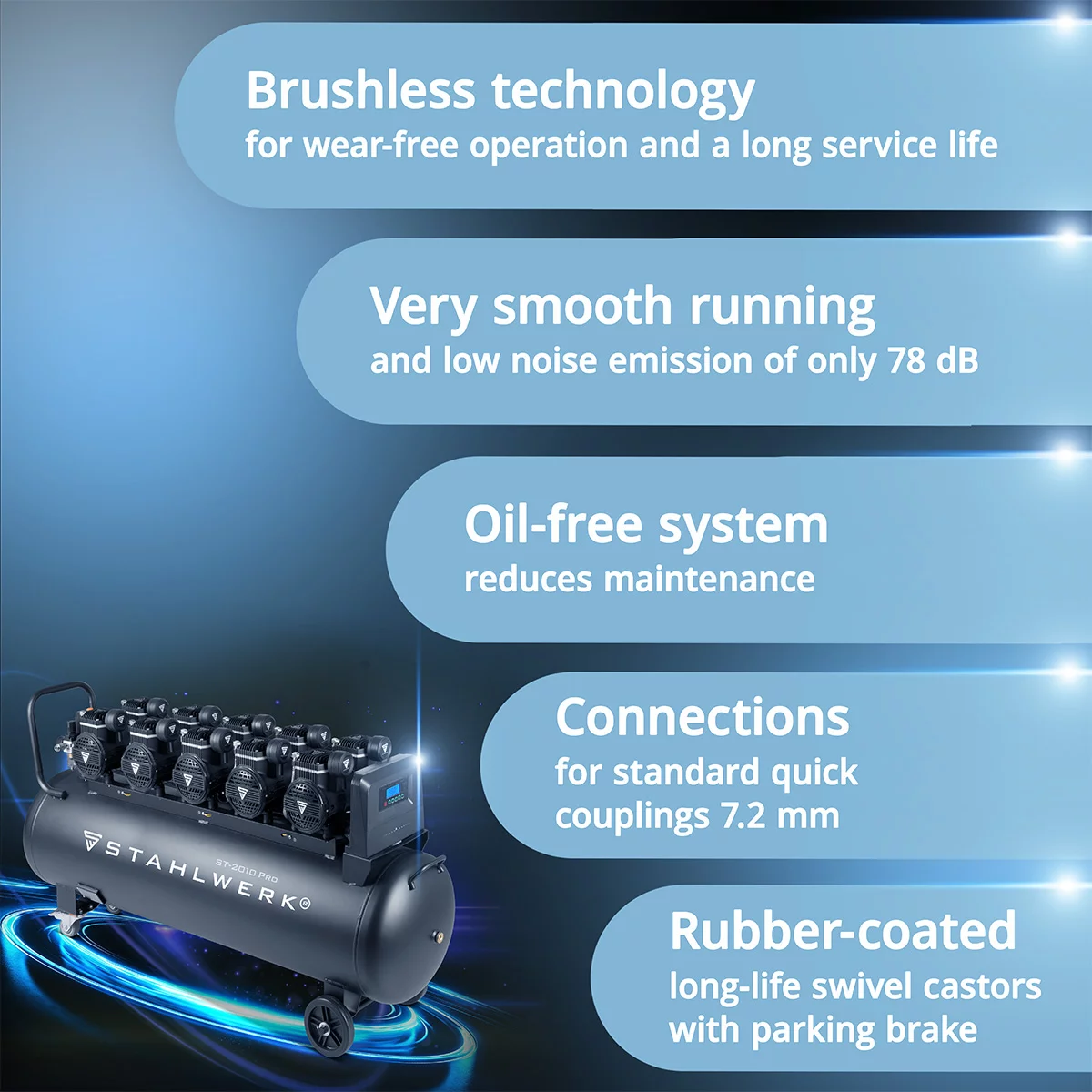 Compresor de aer comprimat STAHLWERK ST 2010 Pro - 10 bar [13]