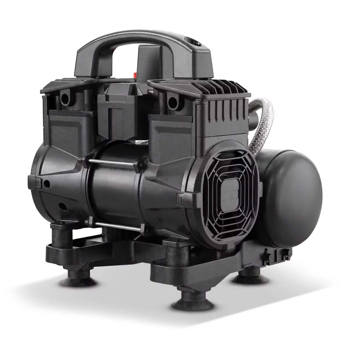 Compresor STAHLWERK ST-38 Pro cu 8 bar | 1,60 CP | 1,18 kW | 190 l/min | compresor de aer fără ulei cu rezervor de 3 l | compresor cu piston | compresor silențios | compresor silențios cu motoare fără [4]