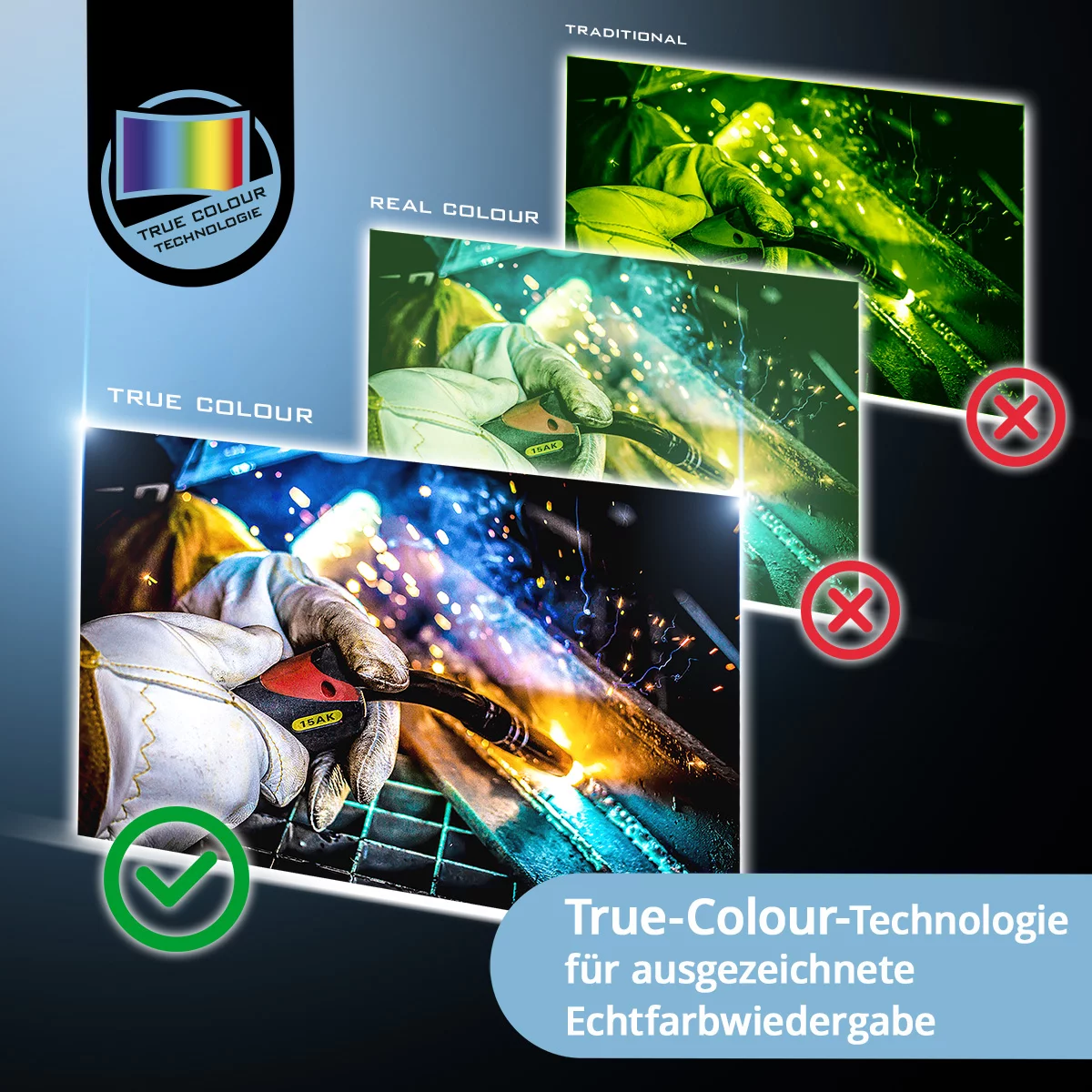 Masca de sudura automata cu filtru aer Booster Air Stahlwerk [7]