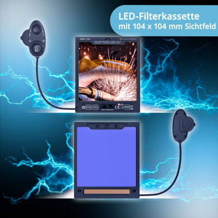 Masca de sudura automata TITAN 3-in-1 | mască de sudură cu reproducere a culorilor adevărate, memorie de lucru, întunecare automată DIN 4 la DIN 14 și clasa optică 1/1/1/1 [2]