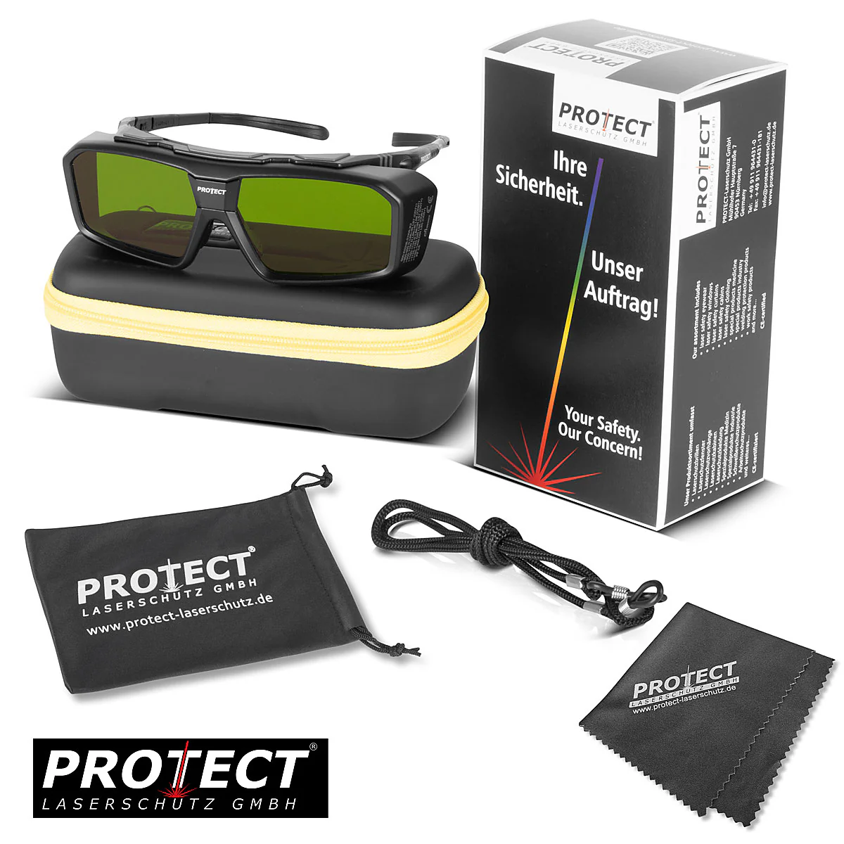 Consumabile, accesorii laser - Ochelari de protecție laser Protect Starlight X2 | Ochelari laser | Protecție a ochilor conform DIN EN 207 pentru lucrul cu lasere cu un interval de lungimi de undă de 800 - 1.320 Nm