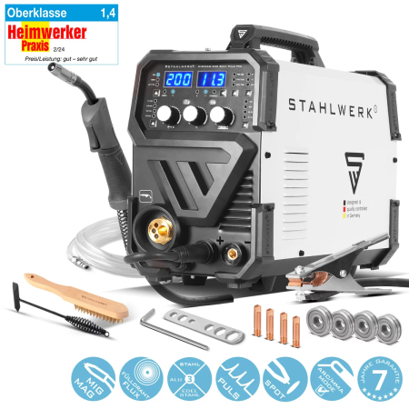 Pachet complet de sudura MIG 200 Spot Puls Stahlwerk [1]
