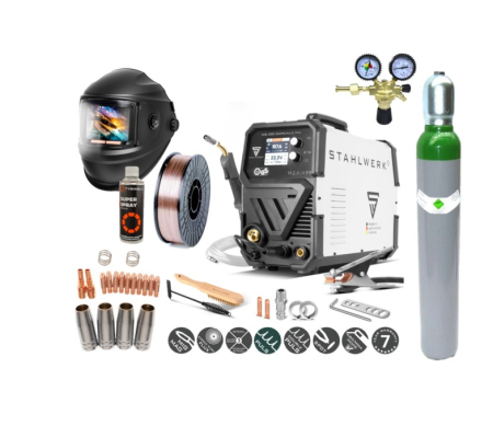 Pachete aparate sudura - Pachet complet de sudura MIG Doppelpuls 200 Stahlwerk