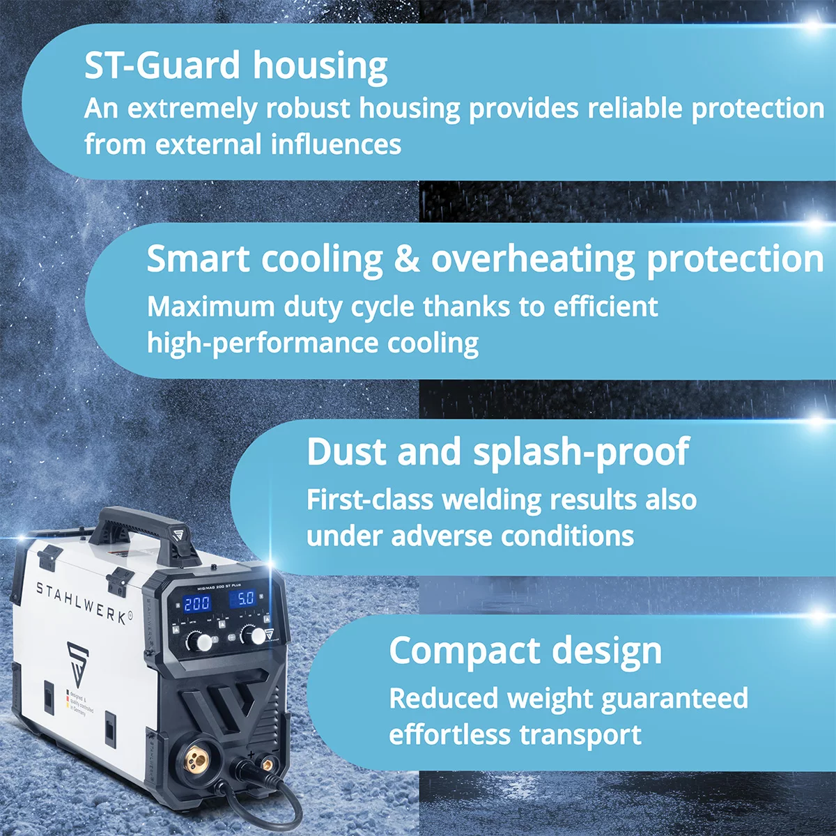 Pachet complet de sudura MIG MAG 200 ST PLUS Stahlwerk [6]
