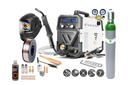 Aparate de sudura MIG-MAG - Pachet complet de sudura MIG MAG 200 ST PLUS Stahlwerk