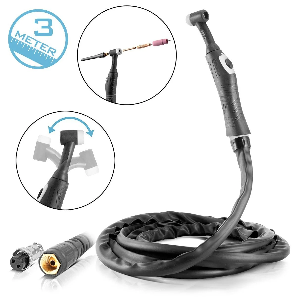 Pachet complet de sudura pentru aluminiu AC/DC 200 Digital Stahlwerk [10]