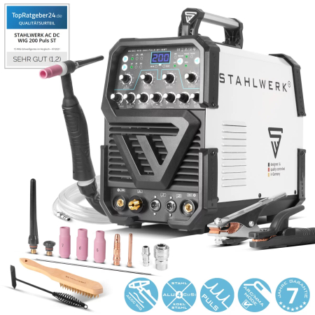 Pachet complet de sudura TIG AC/DC si taiere cu plasma CUT 45 Stahlwerk [1]