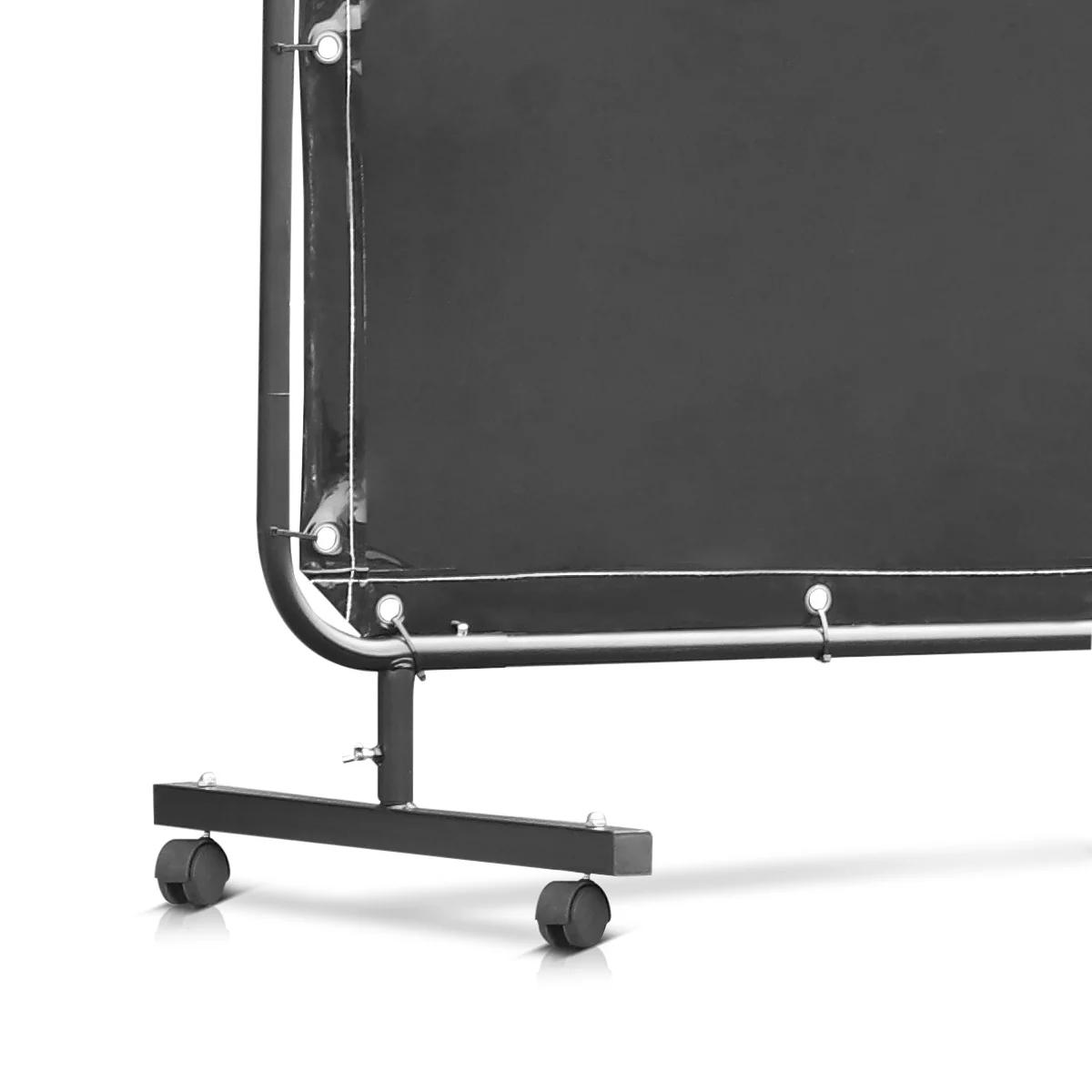 Perdea de protectie sudura STAHLWERK 2,4m x 1,8m, perete despărțitor rezistent la UV din plastic vinil de înaltă calitate, cadru mobil din oțel cu role [5]