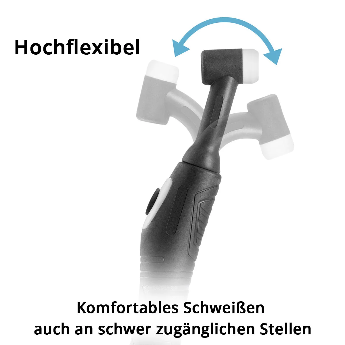 Pistolet de sudură TIG STAHLWERK WP26F/ 3 m, conector Euro și cap flexibil pentru aparate de sudură MIG MAG cu functia LIFT TIG [2]