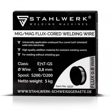 Sarma sudura fara gaz (flux) JASIC, 0.9 mm rola 5kg [2]