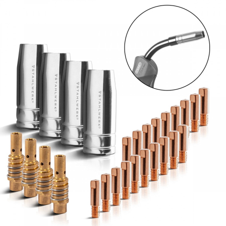 Accesorii MIG MAG - Set consumabile Mig-Mag MB 15/28 de piese
