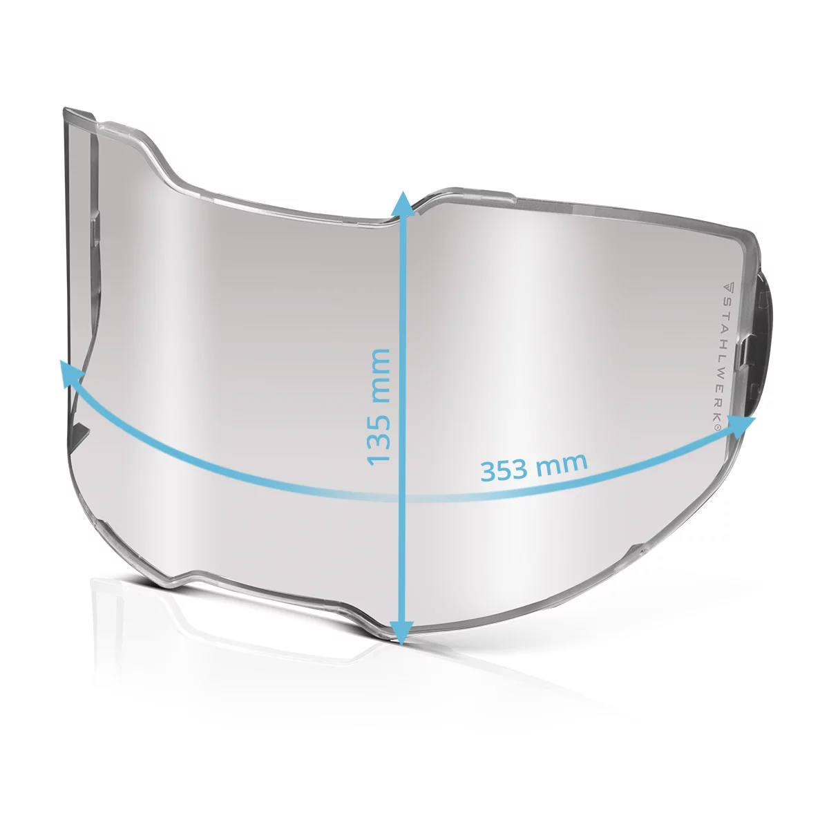 Set de 6 geamuri de schimb pentru cască de sudură STAHLWERK, pentru interior și exterior | lentilă de protecție pentru sudură | lentilă pentru vizieră | lentile de protecție EN ISO 16321 pentru cască [4]