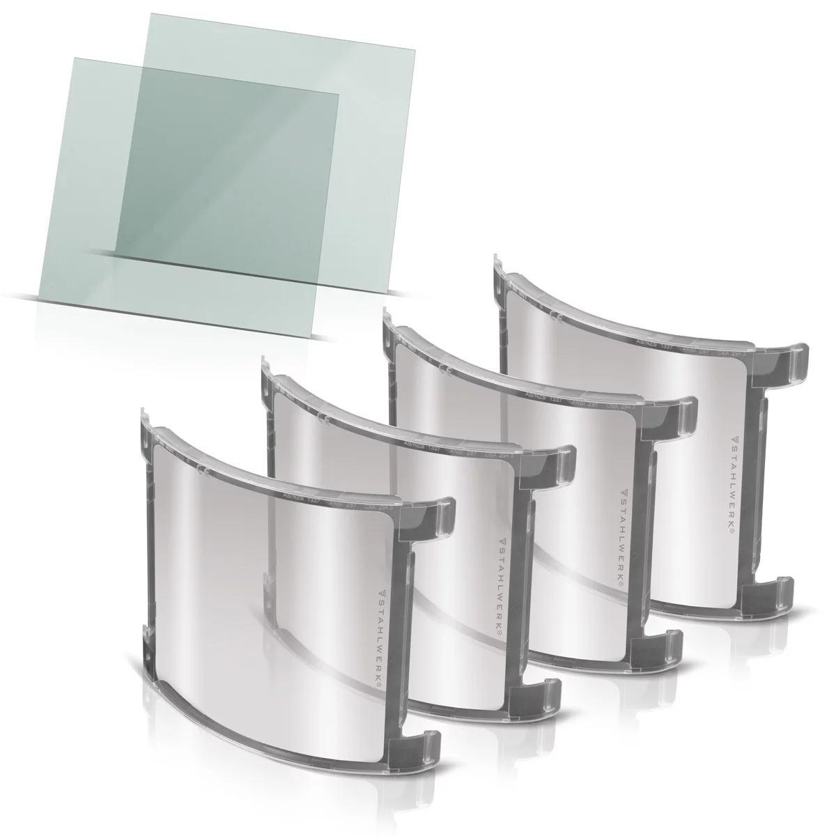 Set de 6 lentile de schimb pentru cască de sudură STAHLWERK  TITAN [1]