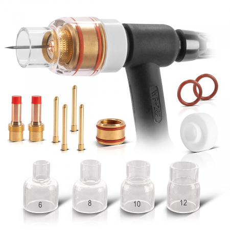 Accesorii TIG/WIG - Set lentile de sticla Stahlwerl Premium pentru pistoletele SR/WP 17/17/26