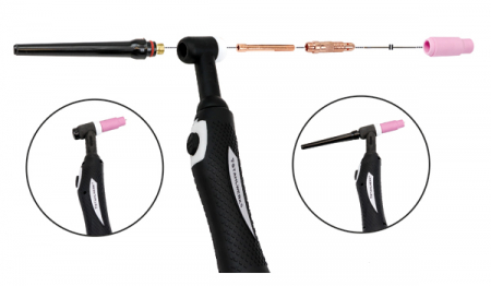 Kit consumabile sudare TIG 26 buc WP SR 17 18 26 [2]