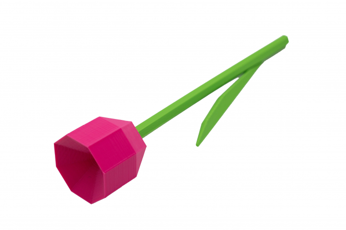 3D Lego Tulip - pink [1]