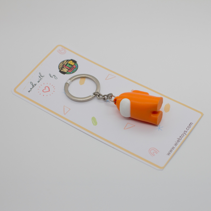 Among Us Keychain | 3D printed - orange [2]