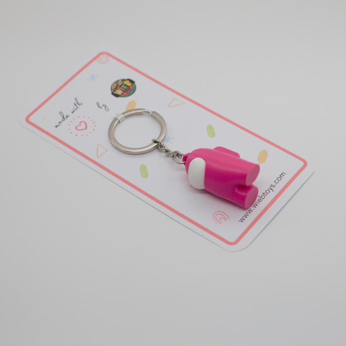 Among Us Keychain | 3D printed - pink [2]