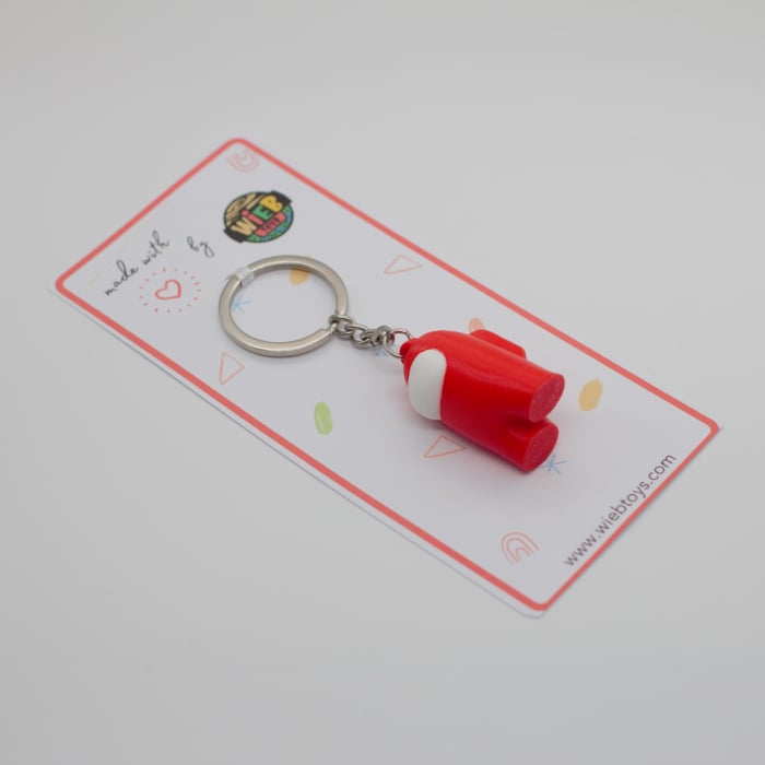 Among Us Keychain | 3D printed - rosu [2]