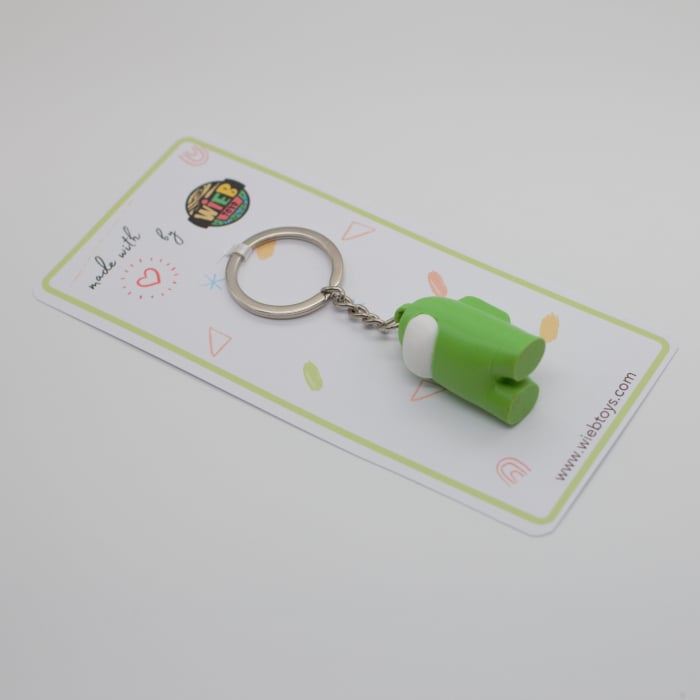 Among Us Keychain | 3D printed - verde [2]