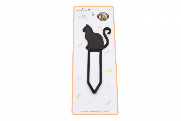 Cat bookmark - Negru [1]