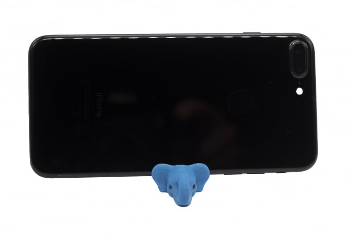 Elephant keychain & phone stand - Albastru [2]
