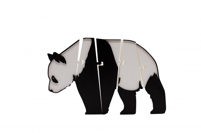 Flexi Panda - Alb-Negru [1]