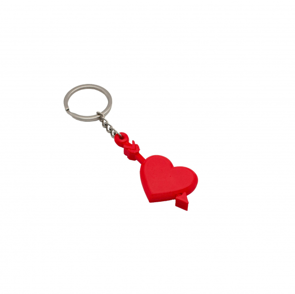 Heart with arrow keychain [1]