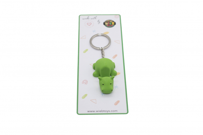 Hippo keychain & phone stand - Verde [3]