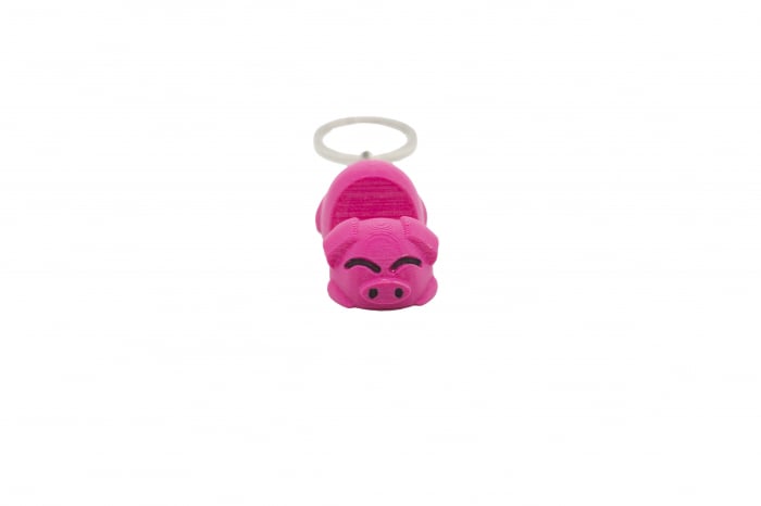 Pig keychain & phone stand - Pink [1]