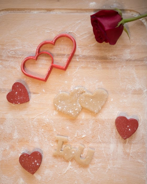 Valentine's day cookie cutter -  Double Hearts [2]