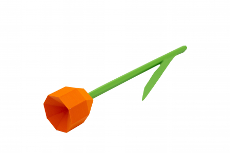 3D Lego Tulip - orange [0]