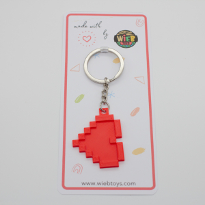 8-bit Heart keychain [1]