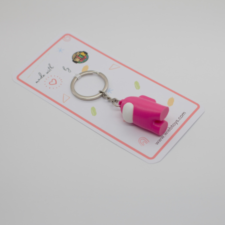 Among Us Keychain | 3D printed - pink [1]