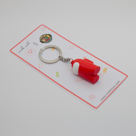 Among Us Keychain | 3D printed - rosu [1]