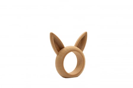 Bunny Napkin ring - lemn [1]