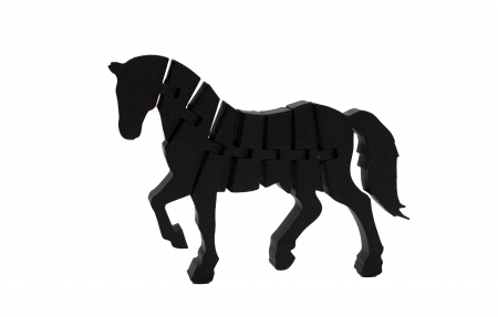 Flexi Horse - Negru [0]