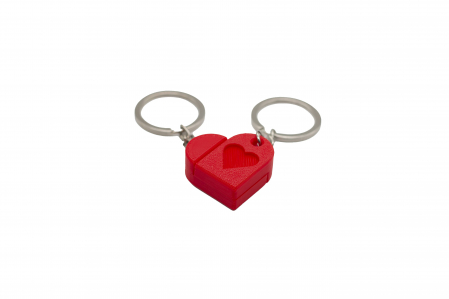 Heart bricks Couple keychain [0]