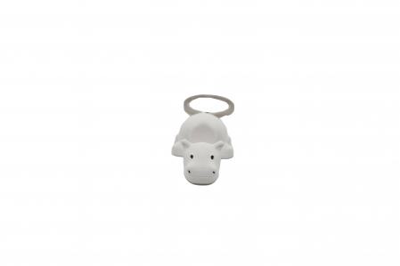 Hippo keychain & phone stand - Alb [0]